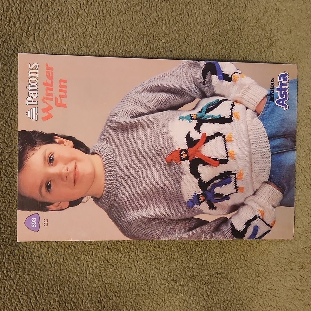 Patons Winter Fun Children's Sweater Knitting Patterns
